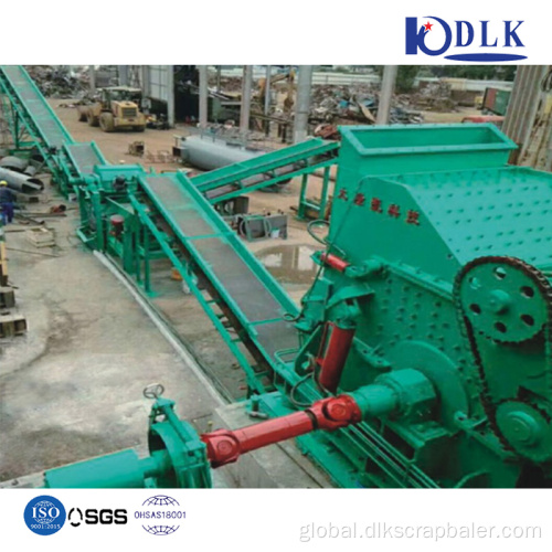 Steel Shredder Hydraulic Waste Metal Shredding Line Supplier